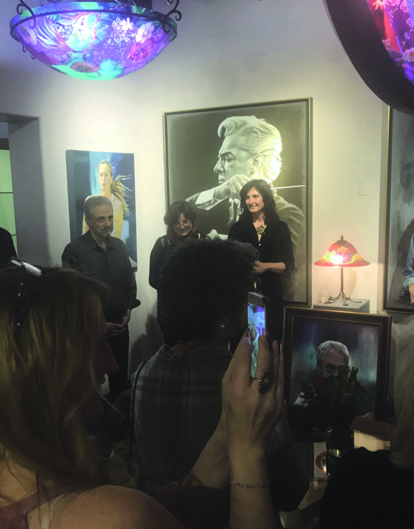 Khaled Al Awar was recently honored by Katarzyna Kociomyk at Primavera Gallery